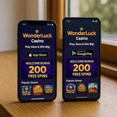 WonderLuck Casino - Mobile Apps - iOS and Android Download