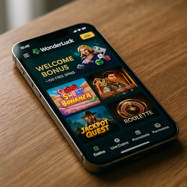 WonderLuck Casino - Mobile Experience - Responsive Design on All Devices
